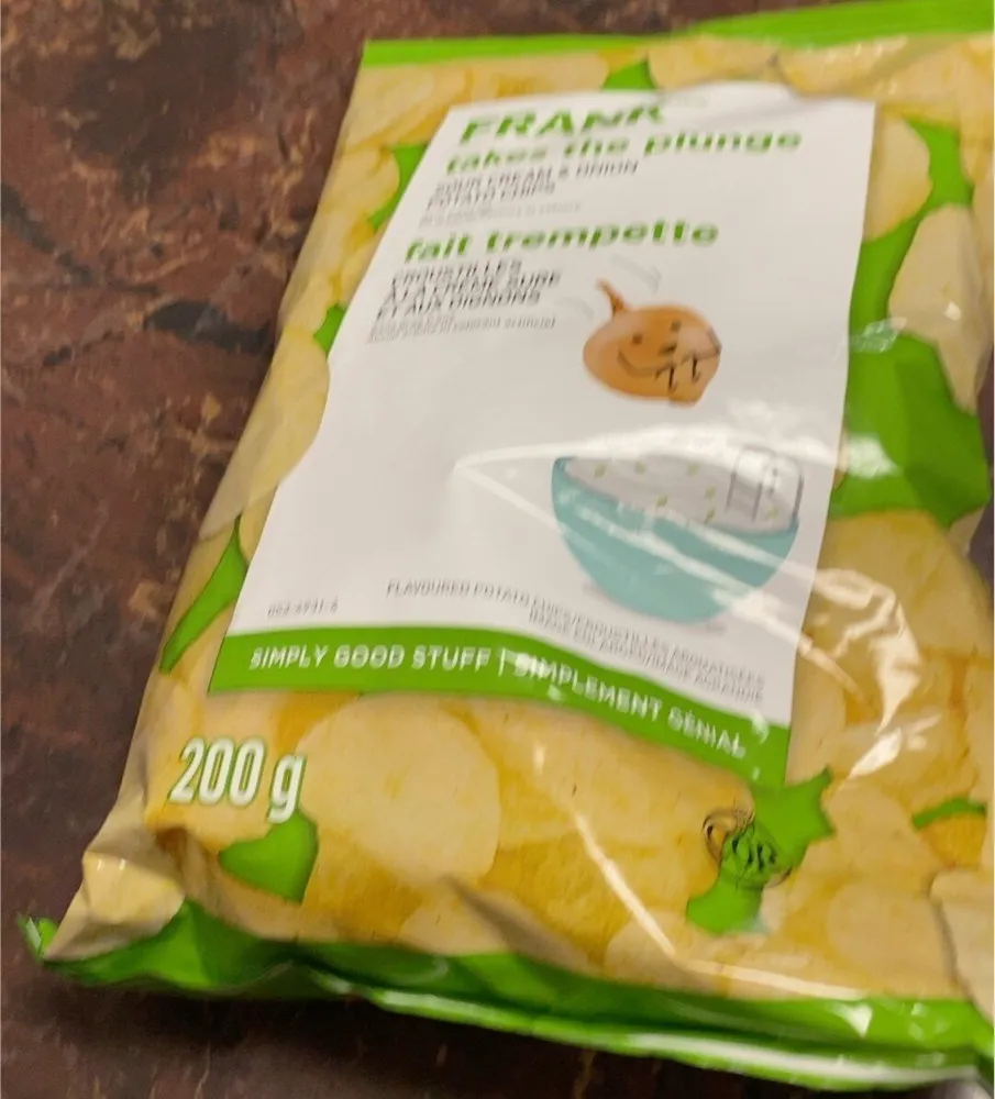 Frank’s Potato chips sour cream and onion
