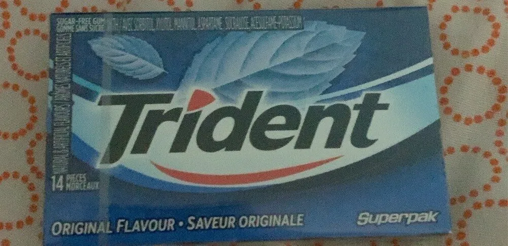 Trident gum original flavour
