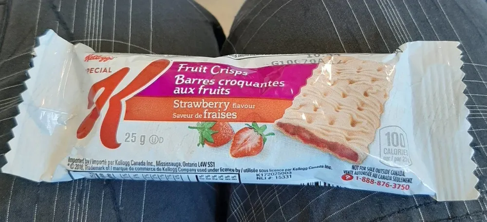 Barres croquantes aux fruits