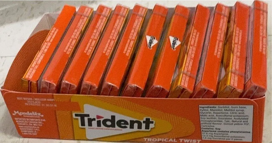 Trident Tropical Twist Gum
