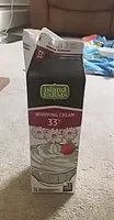 Whipping cream