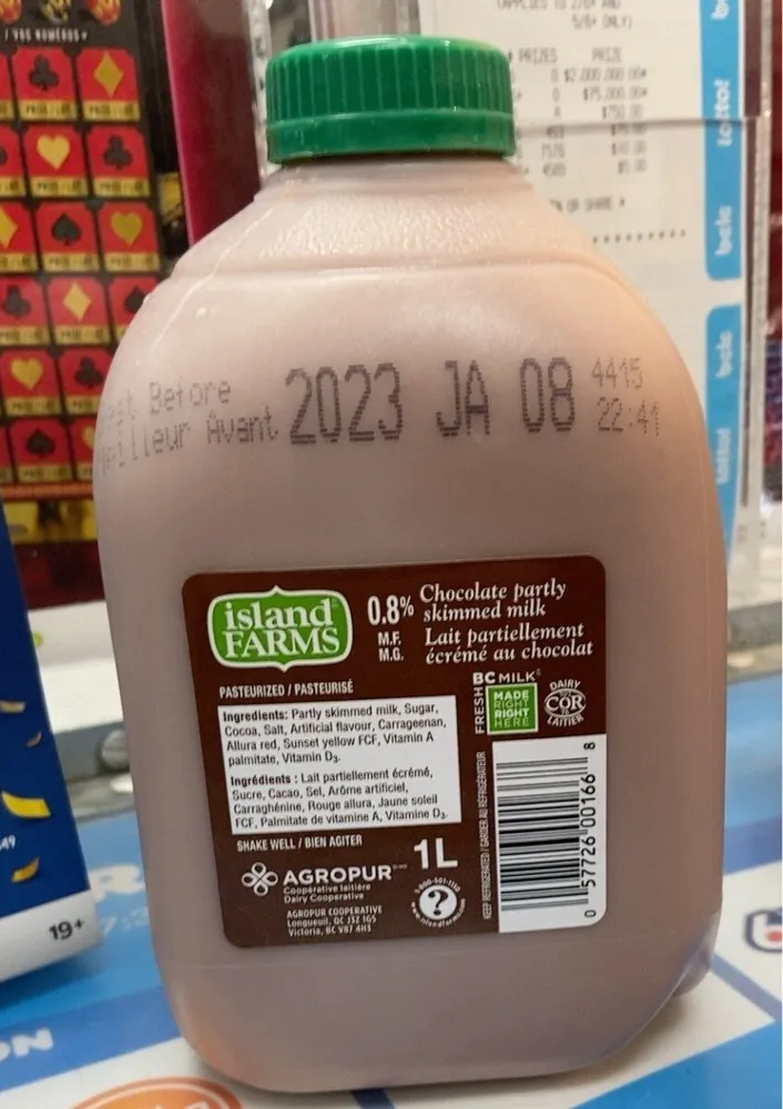 Chocolate Partly Skimmed Milk