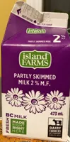 Partly skimmed milk