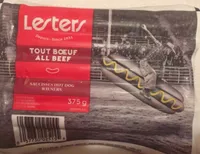 Saucisses hot dog tout boeuf