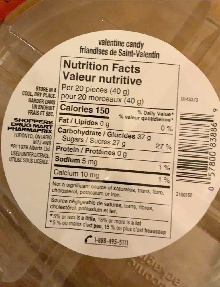 Valebtine candy