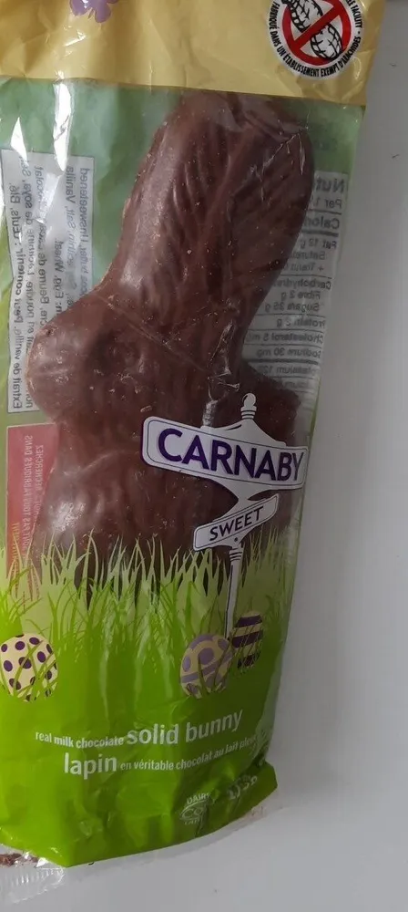 Lapin en véritable chocolat au lait