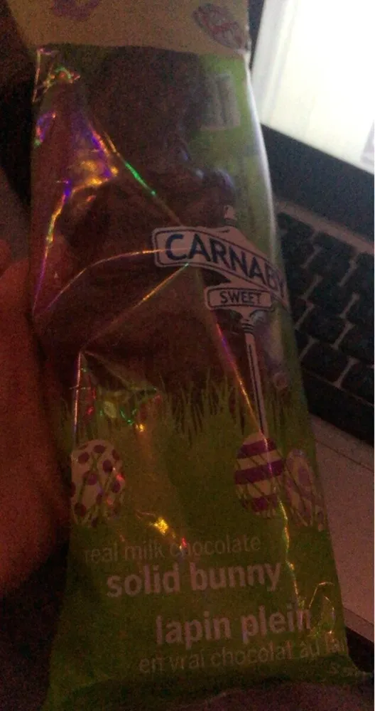 solid bunny milk chocolate