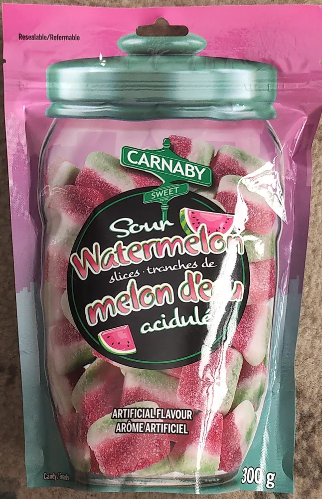 Sour Watermelon Slices Candy