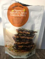 Pumpkin spice granola bark