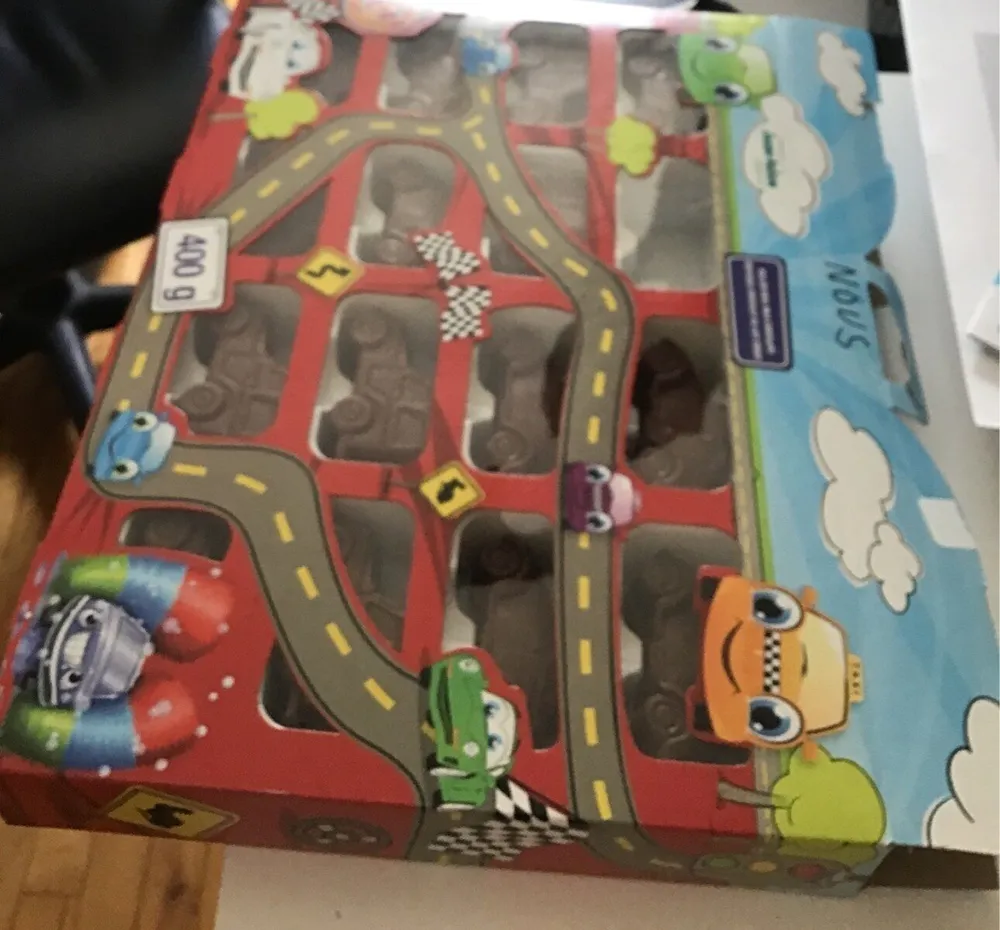 Voiture de chocolat