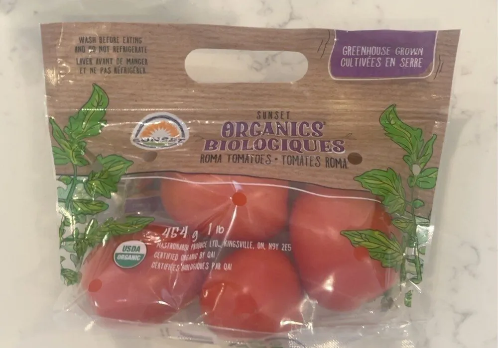 Roma Tomatoes Organics Biologiques