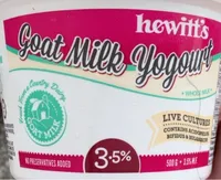 Goat milk yogurt