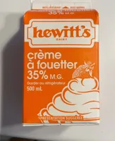 Crème à fouetter