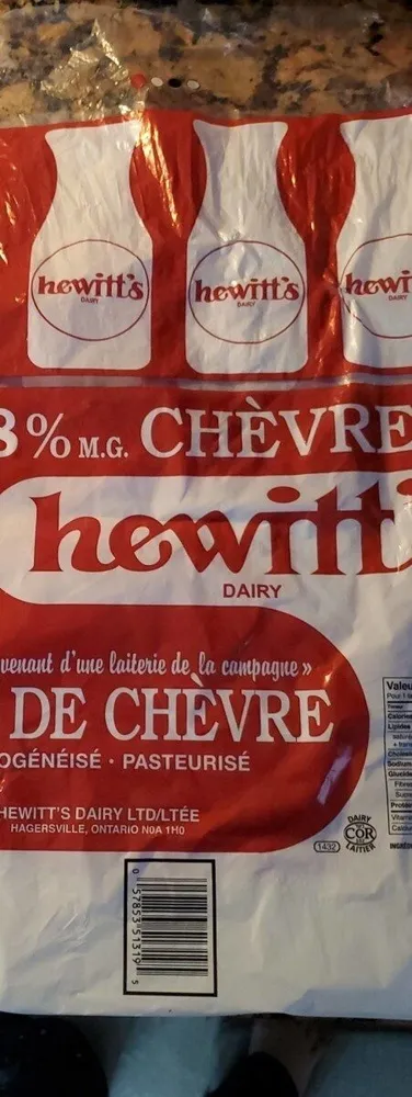 Hewitt dairy goat milk