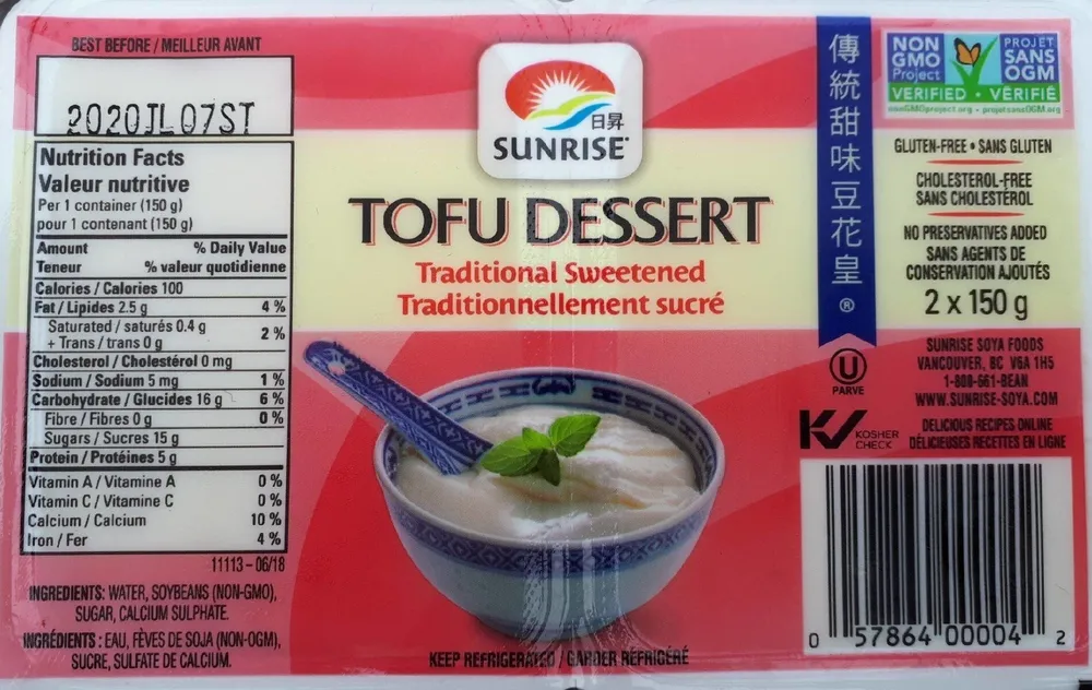 Tofu dessert
