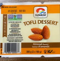 TOFU DESSERT Almond flavour