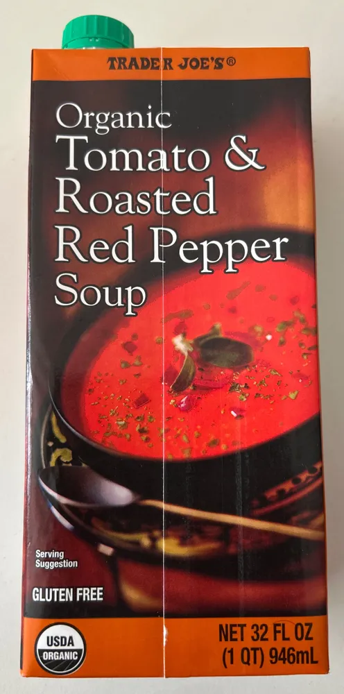 Organic Tomato & Roasted Red Pepper Soup