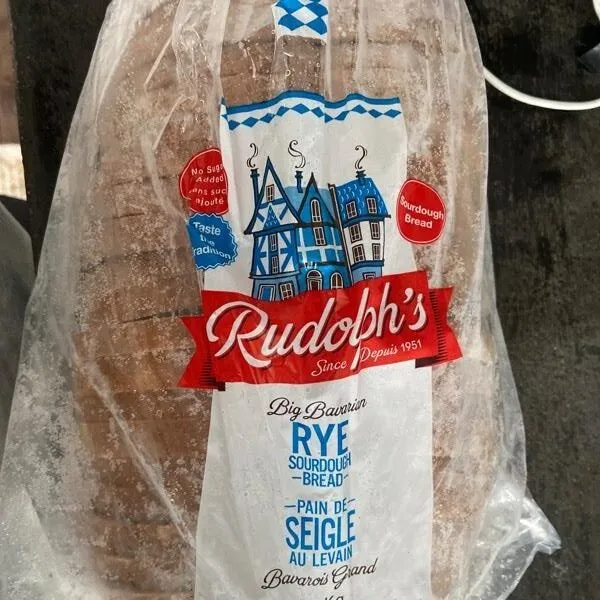 Big Bavarian Rye Sourdough Bread