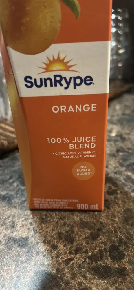 ORANGE 100% JUICE BLEND