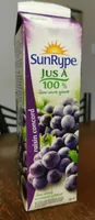 Jus à 100% sans ajout de sucre