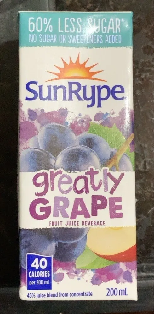 Greatly Grape Fruit Juice Beverage
