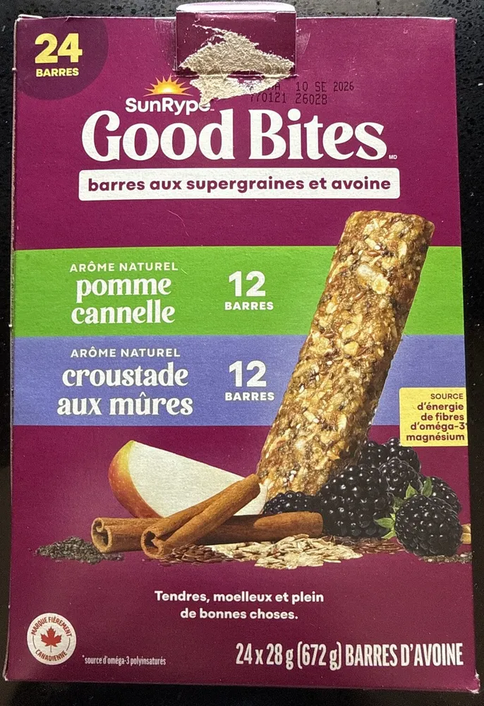 Good Bites superseed oat bars