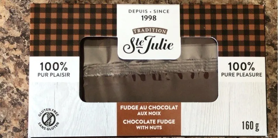 Fudge au chocolat aux noix