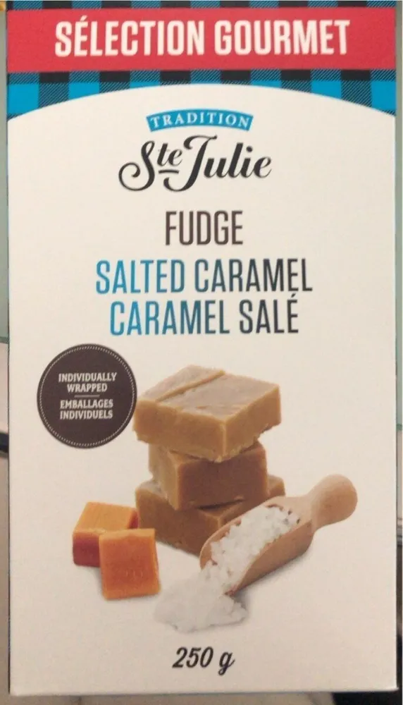 Salted caramel fudge