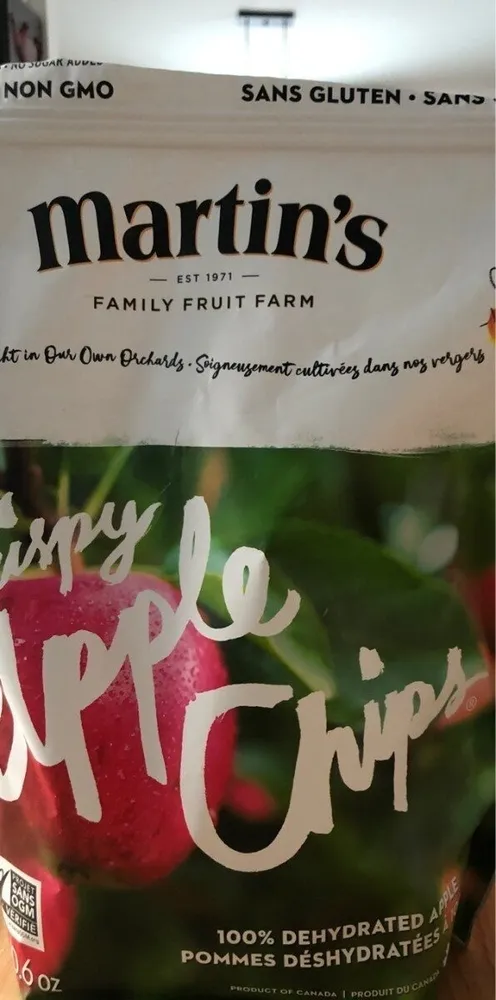 Crispy apple chips