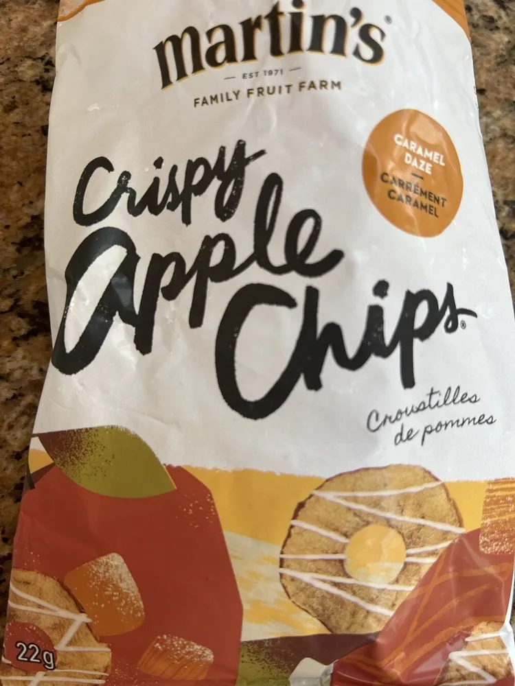 Crispy apple chips