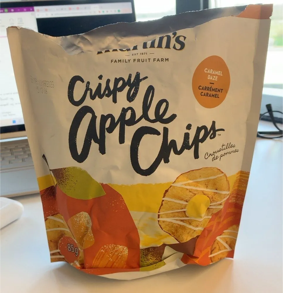 Crispy apple chips