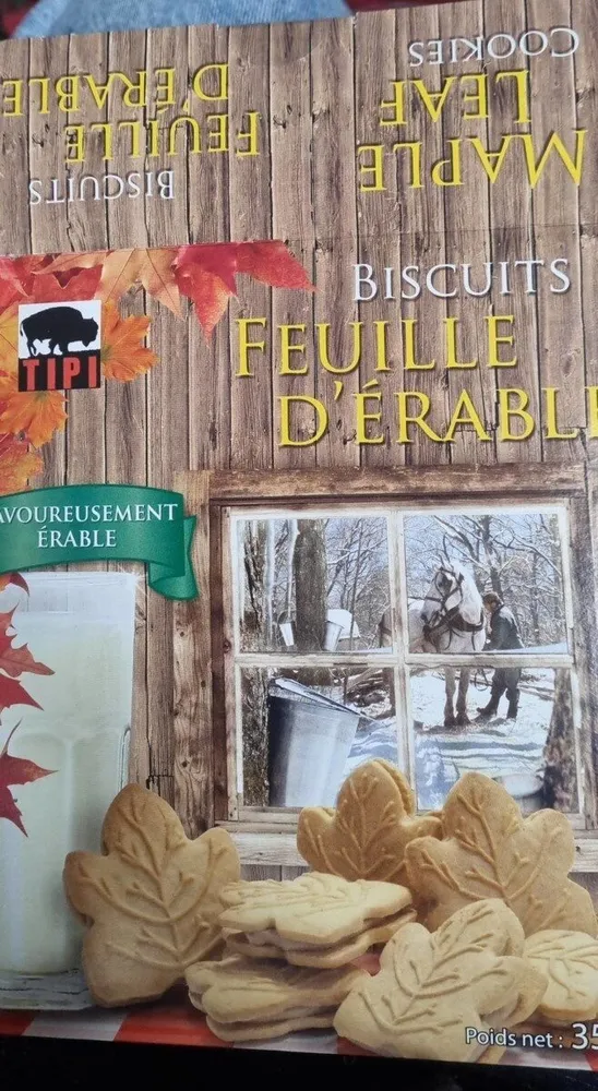 Biscuits Feuille Erable