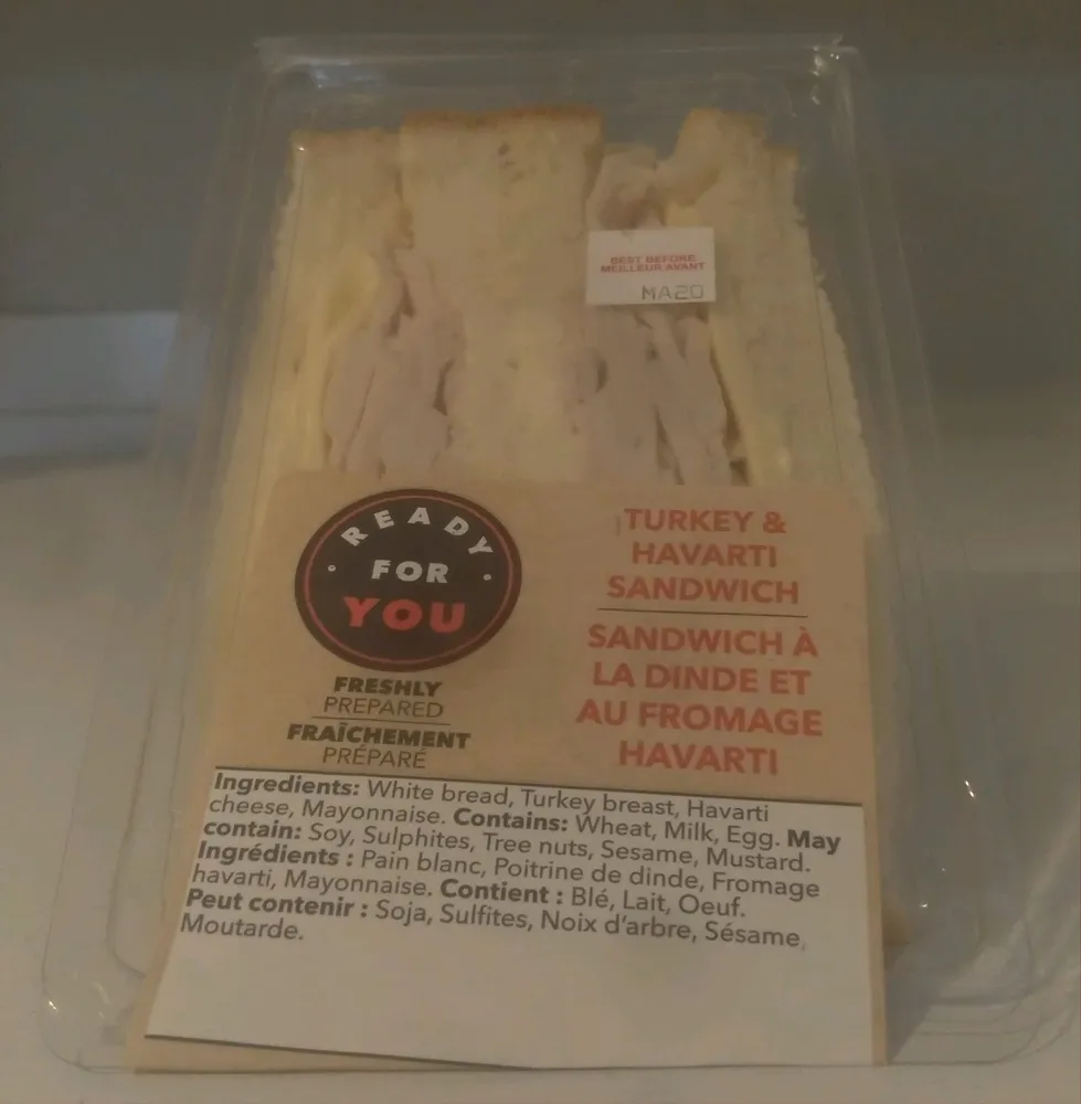 Turkey & Havarti Sandwich