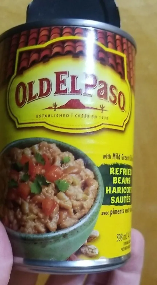 Refried beans With Green chiles