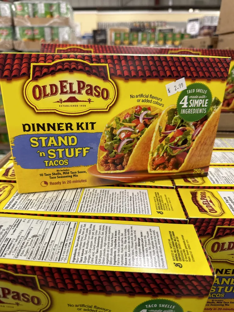 DINNER KIT STAND 'n STUFF TACO