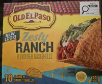Zesty Ranch Flavoured Taco Shells