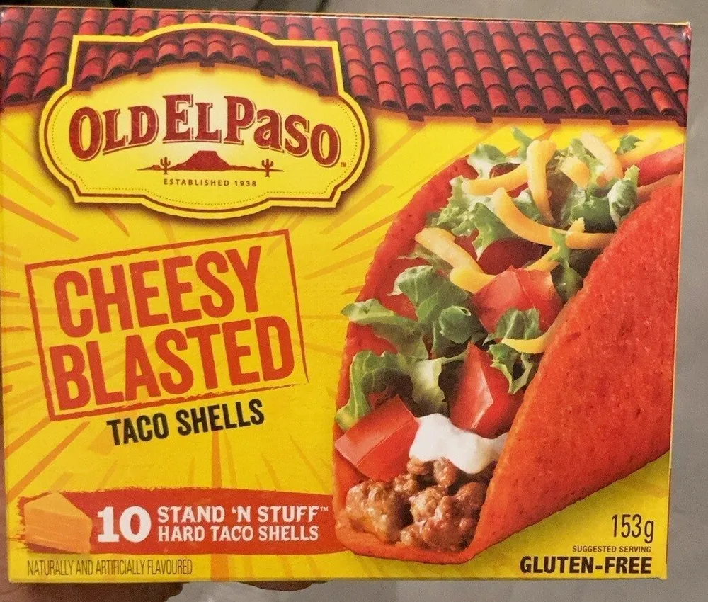 BOLD Nacho CHEESE FLAVOURED TACO SHELLS