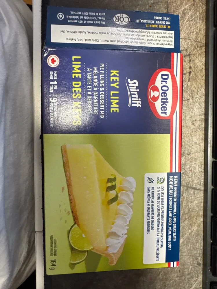 Key Lime Pie Filling