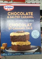 Ensemble pour gâteau chocolat et caramel salé