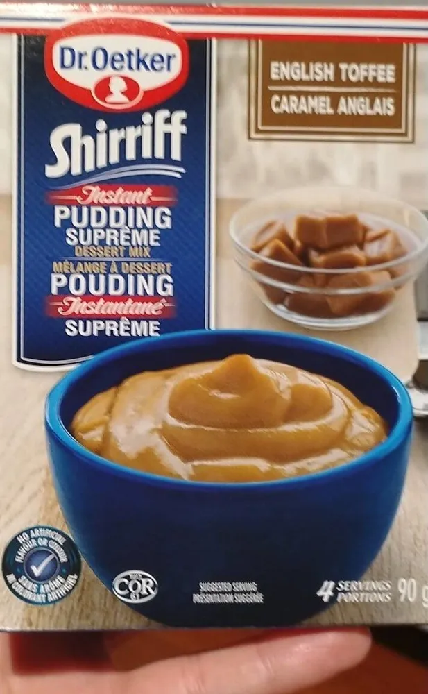 Mélange à dessert pouding instantané suprême Caramel anglais