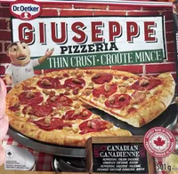 Giuseppe Pizzeria • Thin Crust • Canadian