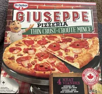 4 Meat thin crust Pizza