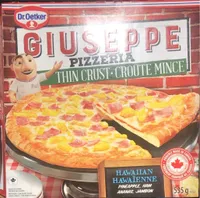 Guiseppe Pizzeria - thin crust hawaiian