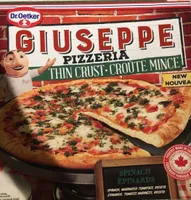 Spinach Thin Crust Pizza