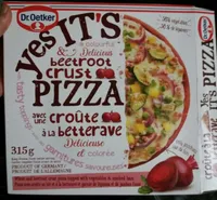Pizza croute à la betterave