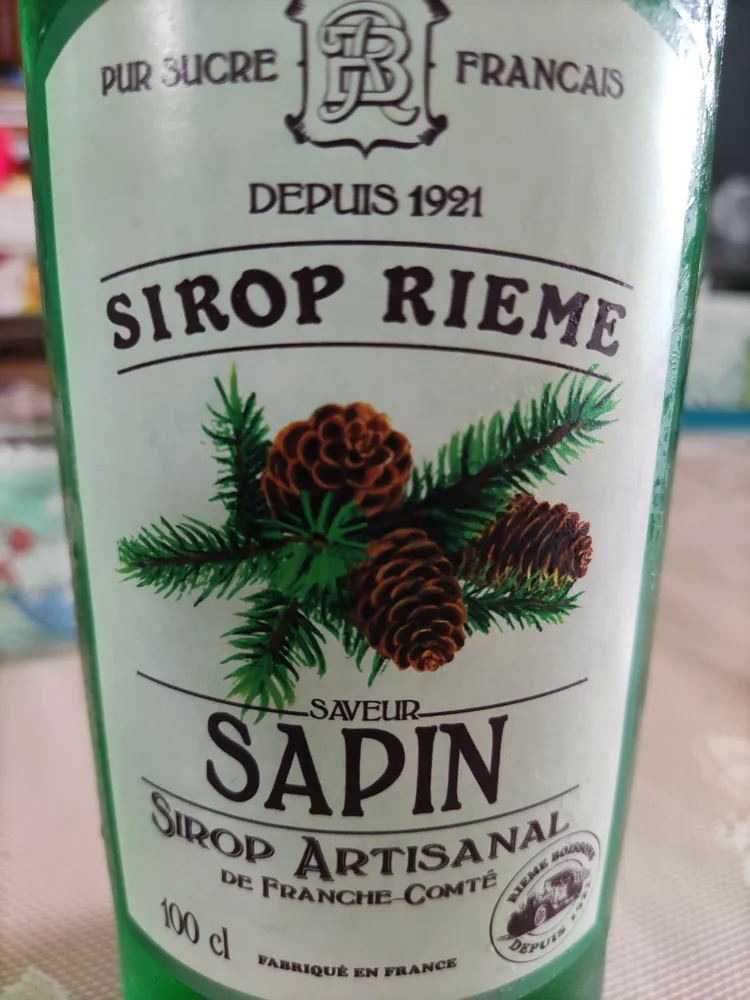 Sirop artisanal saveur sapin
