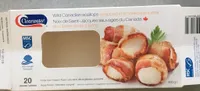Noix de Saint-Jacques sauvages du Canada enrobées de lard fumé