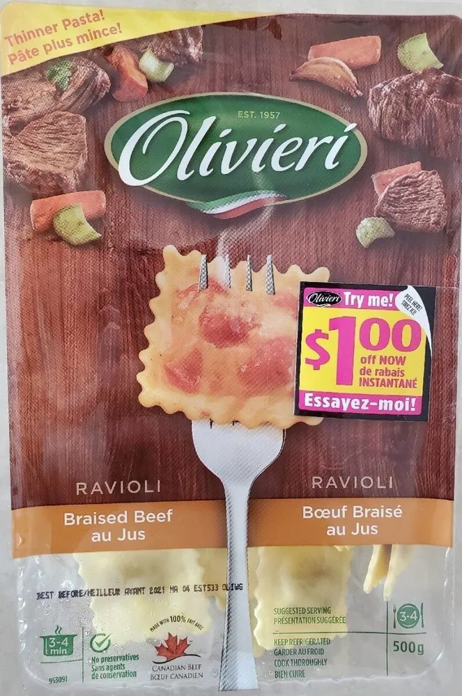 Ravioli boeuf braisé au jus