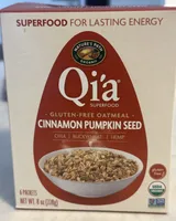 Qi'a Gluten-Free Oatmeal – Cinnamon Pumpkin Seed