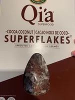 Qi'a Organic Cocoa Coconut Superflakes Cereal
